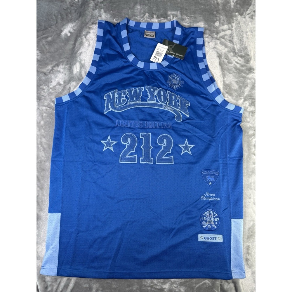 NWT Victorious New York 212 Basketball Jersey Street Champions Sz 3XL‎ VTG